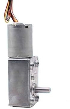 Motor eléctrico de CC sin escobillas 370, reductor de caja de engranajes de tornillo sin fin de ángulo recto, motores de reducción bldc, controlador de velocidad pwm, elevación reversible(Dia6-14mm sh