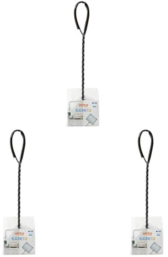 Wave Amtra Netz für kleine Fische oder Jungfische, feinmaschiges Nylon-Aquariennetz, verstärkter Griff, langlebig, 8 x 5 cm, 1 Stück (3er Pack)