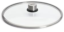 Woll Logic Pro Sicherheitsglasdeckel, rund, Ø 30 cm, mit Edelstahldeckelknopf