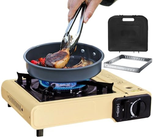Fornello monobruciatore a propano,Fornello esterno portatile | Utensili da cucina per giardino Escursionismo Campeggio Spiaggia e Viaggi
