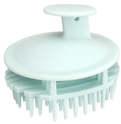Spazzola per shampoo per capelli in silicone per massaggio del cuoio capelluto stimola la crescita dei capelli shampoo bagnato e asciutto per massaggio testa testa con cuoio capelluto in silicone per