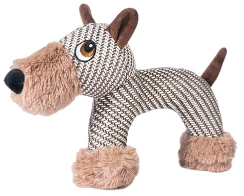 Pipande hundleksaksset, mjuk tandrengöring, tuggdocka leksak med rolig design, hundtillbehör för valp agggressiva tuggare inomhus, lek jul födelsedagsanvändning, spel husdjursunderhållning