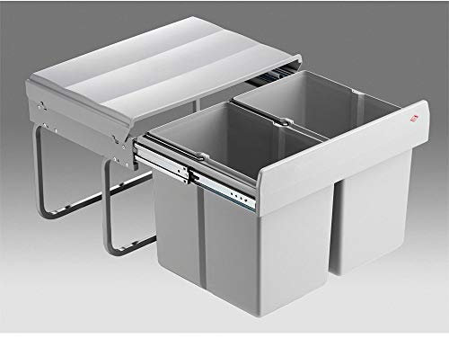 Poubelle coulissante - 2 bacs - 30 l - WESCO