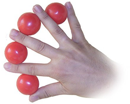 ProTriXX The Multiplying Balls - Ballvermehrung | Bälle erscheinen zwischen den Fingern | Zaubertricks für Erwachsene | Manipulation mit Magic Kugeln