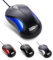 SOONGO Computer Mini USB Wired Optical Mouse Portable for Laptop, Notebook, MacBook - Blue