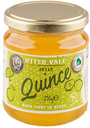 Otter Vale Quince Jelly, Quince fruitiness, Hand-Made in Devon, Gluten-Free, 250 g Glass jar