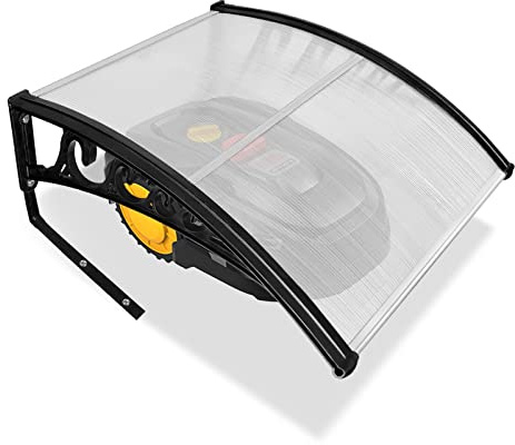 UISEBRT Robotgräsklippare garage carport gräsklippare, tak, baldakin, carport, byggsats för gräsklippare, bilskydd, skydd mot UV-strålar, regn och hagel (103 x 77 x 45 cm)