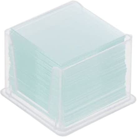 Kit di accessori per microscopio Slitta da 100 pezzi trasparenti quadrati quadrati custodie for custodia for il microscopio Vetrini per microscopio (Color : 20x20)