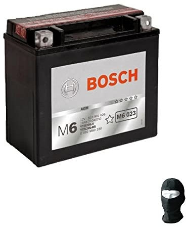 KOMPATIBEL MIT Harley Davidson FLSTC Heritage Softail Classic 1584 2007-2012 Bosch YTX20L-BS Batterie(KOMPLETT WASSERDICHT UND MONTAGEBEREIT) 12V/18A BATTERIEN FÜR MOTORRÄDER 175X87X155 CCA250A