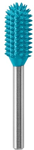 Dremel MAX High Performance Power Carving Bit (9954), Material Edelstahl, 7,9 mm Durchmesser Kugelkopf zum Schnitzen in Holz, Kunststoff, EVA-Schaum und Gummi. Teil der Dremel MAX Life