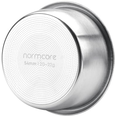 Normcore 54mm High Extraction Filter Basket, Triple Shot, 22g Portafilter Precision Filter Basket for 54mm Breville Sage Espresso Machines, Comes with a 53.3mm Puck Screen, Espresso Paper Filters