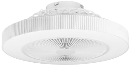 Orbegozo CP 150035 Ventilador de Techo BOX FAN, DC, Diámetro de las aspas: 33 cm, 6 Velocidades, Luz LED de 40 W SMD 3600 lumens, Silencioso