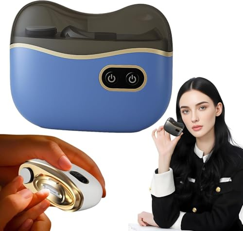 Coupe-Ongles et Polisseur Électrique 2-en-1 Avec Lumière Led, 2 Vitesses Coupe Ongle, Coupe Ongle Électrique pour Pieds et Mains, Convient aux Personnes Âgées, Adultes et Enfants