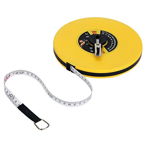 Long Tape Measure 160ft/50M Fiberglass Measuring Ruler for Construction Masonry Carpentry Drywall