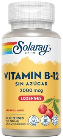 Solaray Vitamin B-12 - 90 tabls. sublinguales