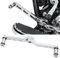 Dreamseek Motorcycle Heel Toe Gear Shift Lever + Shift Peg for Harley FL Softail / Touring Electra Glide Road King Road Glide FLHX Street Glide / Tri Glide Trikes Shifter Levers (Chrome)
