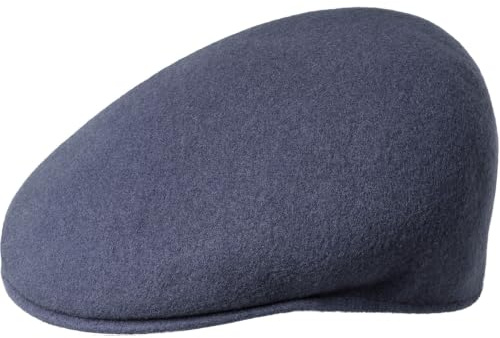 Kangol 504 Flexfit Mütze Flatcap Schirmmütze Herren - Schiebermütze Wollcap mit Schirm Herbst Frühjahr Winter Sommer Frühling-Sommer Herbst-Winter