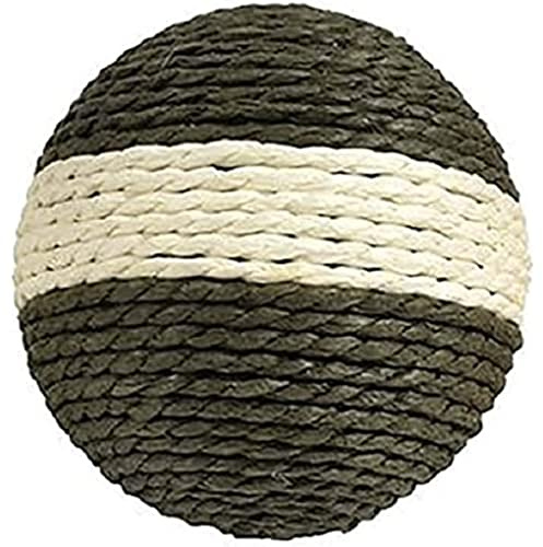 Bobby Boule - Balle à gratter pour Chat, Jouet pour Chat en Corde recyclée, Vert, 10 CM