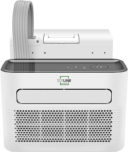 Remko Climatiseur mobile split idéal pour caravanes et campings Blanc - 1500W - Capacité 5118 BTU/hr - A++ - Mode nuit - Déshumidificateur inclus