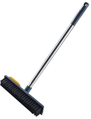 Healeved Bodenbürste Mit Gummilippe Breiter Schrubber Und Abzieher Reinigung Für Fliesen Hartböden Für Badezimmer Badewanne Und Terrasse
