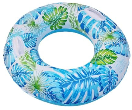 Chaies Chambres à air pour Piscine, Anneau de sécurité pour Piscine - Bouée de Bain avec Un Design élégant imprimé de Feuilles - Bouée de Bain pour Tout-Petits, Gilet de Sauvetage, bouée de Bain avec