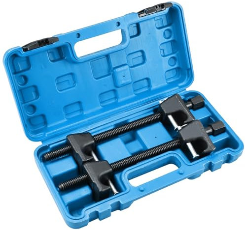 BOOMSTART 2Pcs Coil Spring Compressor Macpherson Strut Clamps Suspension of Car Truck Garage Tool Automotive Tool (Blue)