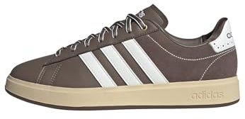 adidas Herren Grand Court 2.0 Shoes Schuhe, Earth strata/core White/Matte Gold, 42 EU
