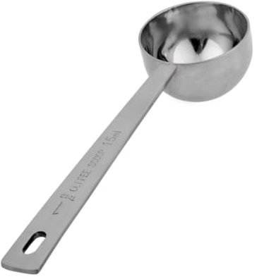 Amosfun 2-Pack Stainless Steel Spoons Long Handle Measuring Spoon for Coffee Tea and Spices for Kitchen Use