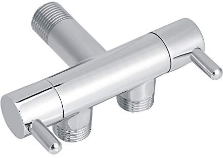 Vanne de dérivation de douche en laiton à 2 voies pour systèmes de douche, accessoires de salle de bain, adaptateur de robinet de cuisine, luminaire de plomberie durable pour baignoire et WC