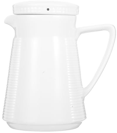 MOKKHNB Jarra de Cerámica Multifuncional Grande Hervidor de Agua Resistente al Frío Artículos Hogar para Bebidas Frías Diseño Elegante 1