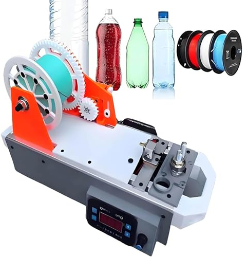 Recycler für 3D-gedruckte Flaschen, Maschine zur Herstellung von Filamenten für 3D-Drucker, Desktop-Extruder mit digitaler Temperaturregelung, Recycler für recycelte PET-Flaschen für Heimwerker D
