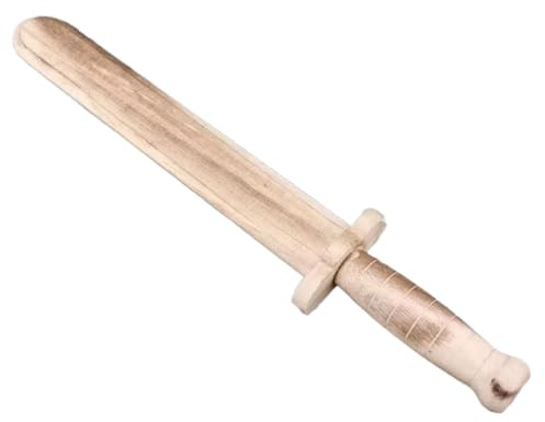 Säker träriddare vapenleksaker, barnsäker design, trä, låtsasleksak lek dolk, kostymer och accessoarer, presentpresent, för barn scenföreställning