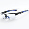 ROCKBROS Radbrille Sonnenbrille Photochromatische Polarisierte Brille Halbrahmen UV-Schutz Ultralleicht(Blau)
