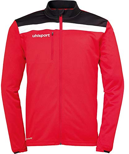 uhlsport Kinder Jacke Offense 23 Jacke, Rot/Schwarz/Weiß, 140, 100519804