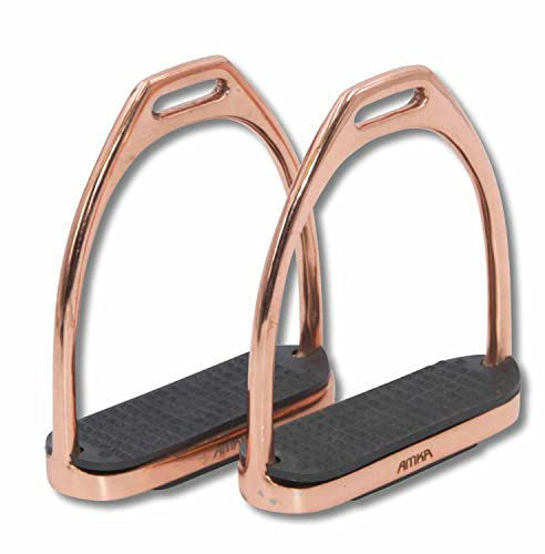 AMKA Fillis Steigbügel Rosegold 12 cm 1 Paar