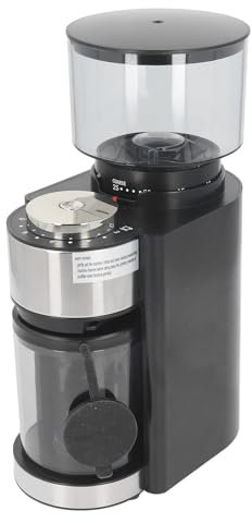 Molinillo café de 150 W, Molinillo café Automático en Grano, Molinillo Hierbas Molinillo Especias Molinillo café en Grano con 25 Ajustes Molienda para Cafetera de Prensa (Enchufe