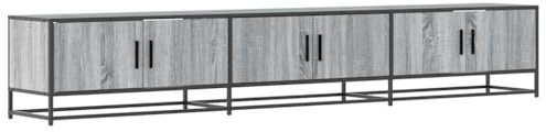 vidaXL TV Cabinet, TV Unit for Living Room, TV Stand with Storage, Entertainment Centre, Media Cabinet, Modern Style, Grey Sonoma Engineered Wood