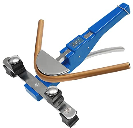 CT-999F Manuelle Rohrbiegegerät, Biegezange Bremsleitung Biegewerkzeug Rohrbieger-Set für Kupfer, Aluminiumrohr, Biegewinkel 90° 6mm-22mm