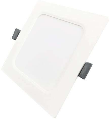 LUXULA LED Einbauleuchte eckig Weiß, 220x26mm, 18W 1800lm, IP44 Einbaustrahler flach CCT 2700K 4000K 6000K einstellbar, LED Deckenstrahler Einbauleuchte 230V Bad, Küche & Innenräume