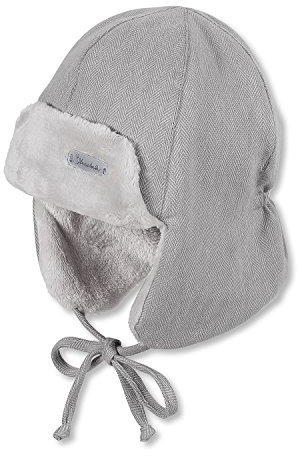 Sterntaler - Kids Jungen Fliegermütze Wintermütze, Grau - 4611651 – 47Grau