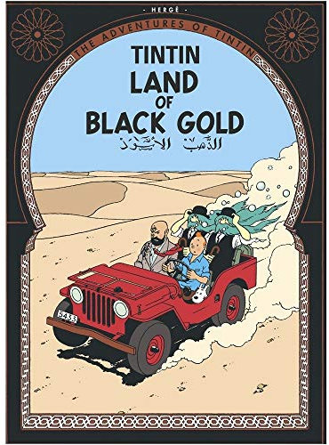 Moulinsart Postcard Tintin Album: Land of Black Gold 34083 (10x15cm)