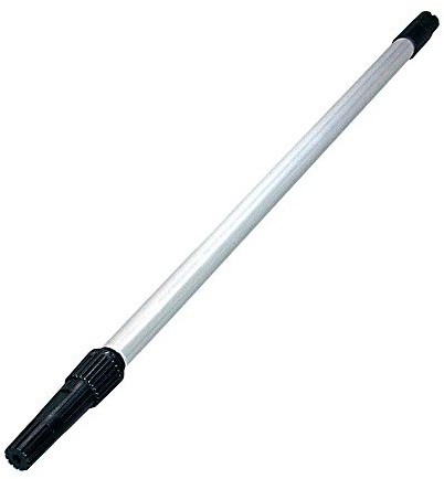 Karl Dahm Manche télescopique, extensible, en aluminium de 115 à 200 cm, de qualité supérieure et stable, en version légère, idéal pour les spatules en caoutchouc mousse, les balais et la raclette –