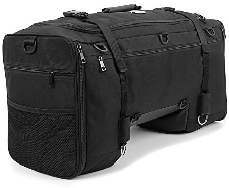 Bolsa Sillin Moto Craftride SQ1 Compatible para Asiento Pasajero Trasero 52-60 litros