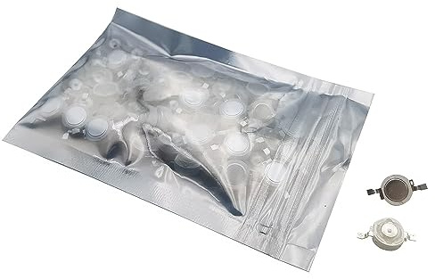 Vrabocry 100-pcs High Power LED Chip 1W Grün 520nm (350mA und DC 3V-3.4V Anschluss 1 Watt) Super helle Intensität SMD COB Licht Emitter Komponenten Diode 3 W Lampe Perlen DIY Beleuchtung