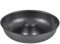 Space Home - Moule à Pâtisserie Savarin - Moule à Pâtisserie avec Tube - Moule à Anneaux - Moule à Gâteau - Moule à Biscuit, Donuts, Gâteaux, Pains - Acier au Carbone - Noir - 21 cm