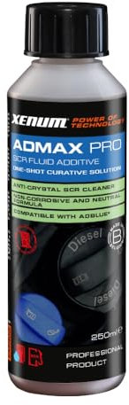 XENUM – ADMAX PRO – 250 ml – Antirrystalizante, mejorador Adblue, limpiador SCR – ref. 7060250