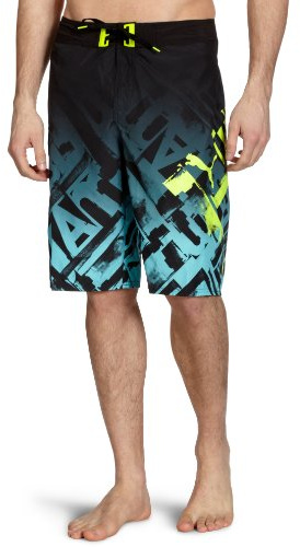 PUMA Herr Wave Longboard-shorts Jam., svart, L, 819401 01