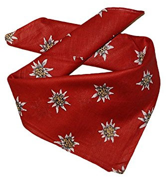 Edelnice Trachtenmode elegantes Trachten Halstuch aus Baumwolle