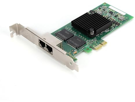 Carte Réseau PCIE pour I350-T2V2 i350AM2 Carte Réseau Gigabit Ethernet Double Serveur PCIE x1