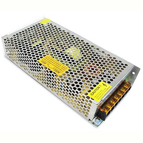Transformador de fuente de alimentación de conmutación regulada universal de CC 24 V 120 W, 5 A, IP20 para tira de luces LED CCTV - Stock en Reino Unido (120 W, CC 24 V)